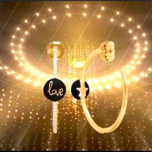 Rodrigo Otazu Swarovski enamel crystal hoop.